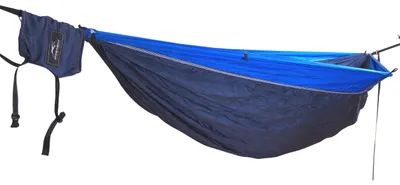 Obrázek produktu pro Hideaway Outfitters Camper Travel Hammock Dark Blue Light Blue Včetně upevňovacího materiálu Travel