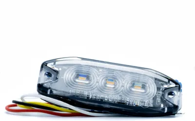 Obrázok produktu pre 9W LED blikajúce výstražné svetlo ECE R65 homologizácia 15 svetelných režimov ORANŽOVÁ