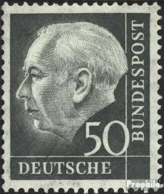 Produktbild von Briefmarken BRD (BR.Deutschland) 1954 Mi 189x postfrisch Bundespräsident Heuss (I)