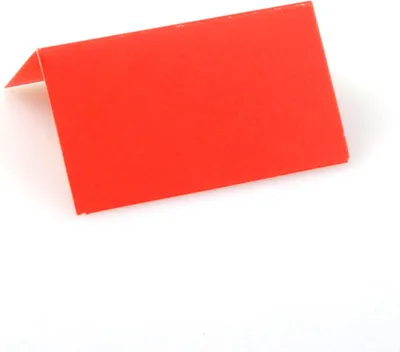 Produktbild von Tischkärtchen - rot - 65x38mm - 48 Stück - 56007 30
