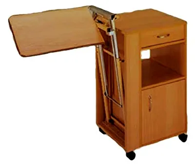 Produktbild von Holz Nachttisch höhenverstellbar