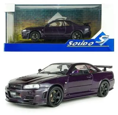 Produktbild von Solido 421438282 - 1:43 Nissan Skyline GT-R (R34) purble - Neu
