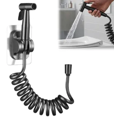Image de Douchette hygiénique pour toilettes - Embout de pulvérisation en acier inoxydable