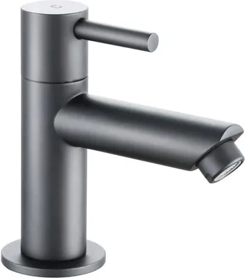 Produktbild von Aloni Kaltwasserhahn Grau gebürstet 1/2"