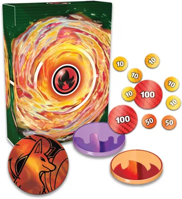 Produktbild von Pokémon TCG Deluxe Kampfdeck Vulnona-ex 60 Karten Zubehör spielbereit