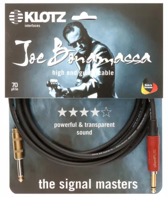 Obrázok produktu pre Klotz JBPSP060 Joe Bonamassa Gitarový kábel 6m pozlátený