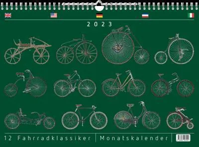 Produktbild von 2023, 12 Fahrradklassiker, Wandkalender