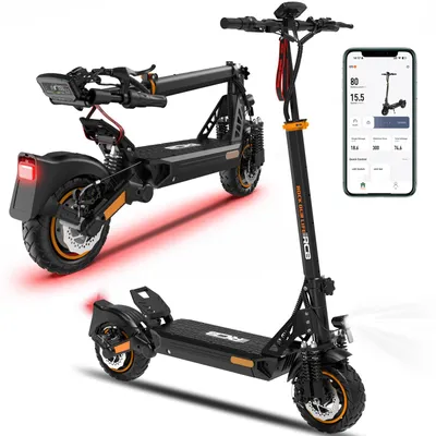 Produktbild von RCB D5 Pro Elektroroller,E-Scooter mit Straßenzulassung (ABE),120-140KM Reichweite,27 Ah Batterie,500W Motor, 10" Vollreifen,Doppelter Stoßdämpfung