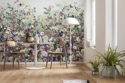 Produktbild von Komar Vlies Fototapete "Botanica", Blumen, Schlafzimmer, bunt, 368 x 248 cm; XXL4-035