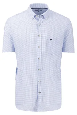 Produktbild von Hemd hellblau kariert Fynch Hatton Button-down-Kragen