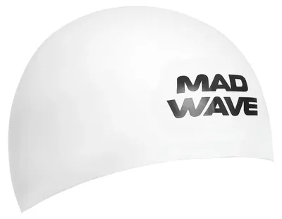 Produktbild von Madwave D Fina Approved Badekappe Weiß L Weiß L