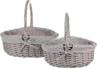 Obrázek produktu pro Autronic Sada košů s uchem PRN2010 GREY