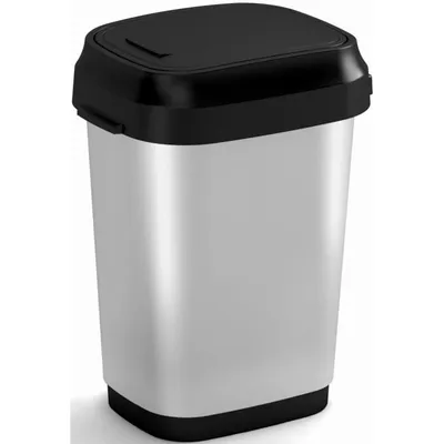 Image de KIS Dual Swing Bin Style S - 10 l - 19 x 25 x 33 cm