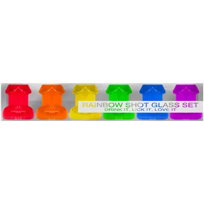 Produktbild von Regenbogen-Schnapsglas-Set