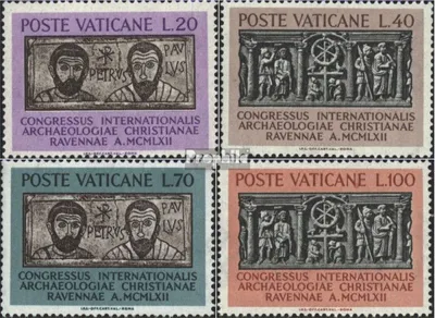 Produktbild von Briefmarken Vatikanstadt 1962 Mi 408-411 (kompl.Ausg.) postfrisch Sondermarken