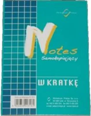 Zdjęcie produktu dla Notes samokopiujący A6 w kratkę 40 kartek