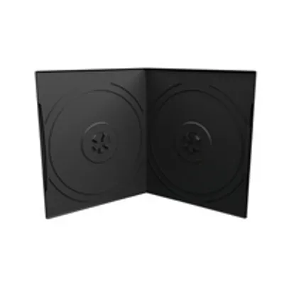 Obrázok produktu pre MediaRange BOX10-2 Puzdro na CD Puzdro na DVD 2 disky Čierna