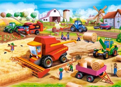 Zdjęcie produktu dla CASTORLAND Puzzle Farm Work 60 elementów