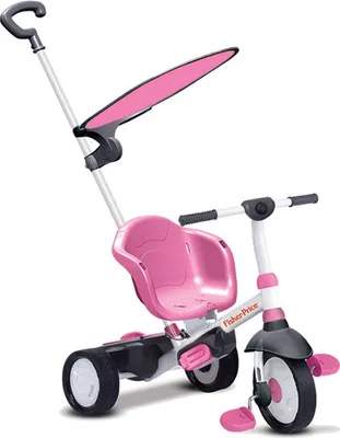 Produktbild von Charm Plus Dreirad mit Schubstange und Sonnenschutz, verschiedene Farben