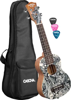Produktbild von Cascha HH 2601 Art Series Sketch Sopran Ukulele