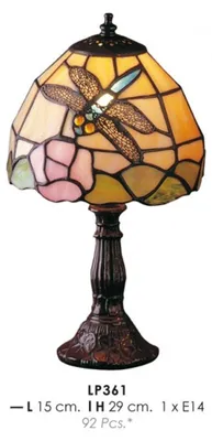 Produktbild von Tiffany Tischleuchte Durchmesser 15cm, Höhe 29cm LP361 Leuchte