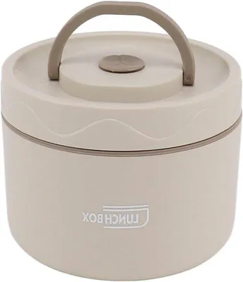 Produktbild von Famanu Lunchbox isoliert 550 ml - Stapelbar, tragbar, rund
