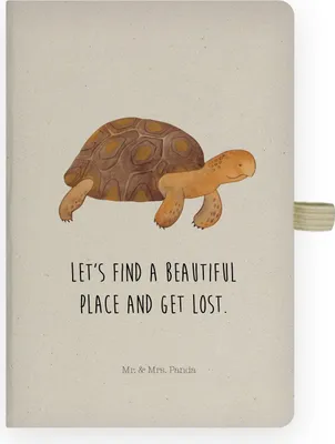 Produktbild von Mr. & Mrs. Panda Skizzenbuch Schildkröte Marschieren - Transparent - Geschenk, Tagebuch, Journal, Meer, Schildkröten, Kladde, Abenteuer, Neustart, notizbuch, Motivation