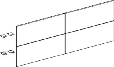 Produktbild von Geberit 245155001 Set Schubl.-Frt für ONE US, 4 Schubl.