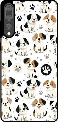 Image de L'étui de téléphone Smartphonica convient à
  Huawei P20 Plus avec impression de chien - Coque arrière TPU design chien