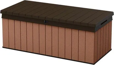 Produktbild von Famanu Aufbewahrungsbox 380L - Braun, Evotech Holzoptik