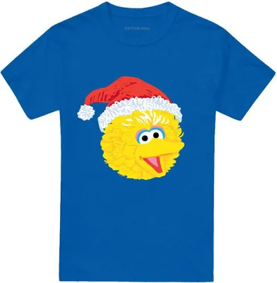 Produktbild von Sesame Street - T-Shirt für Herren/Damen Uni, weihnachtliches Design TV26641 (XL) (Königsblau)