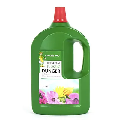 Produktbild von Flüssigdünger 3 Liter Zimmer- Balkon- und Gartenpflanzen Blumen Universaldünger