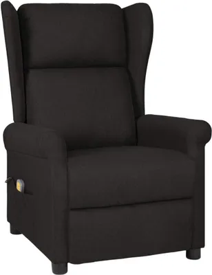 Produktbild von Design Massagesessel Schwarz Stoff, Massagesessel 2024 Neu