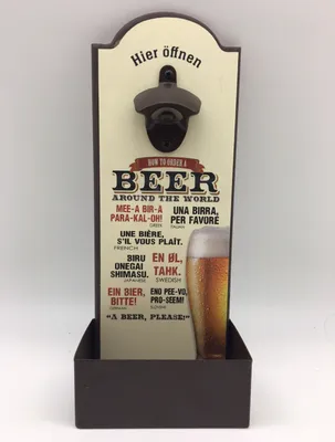 Produktbild von Wandflaschenöffner - Beer Around The World, GRV007