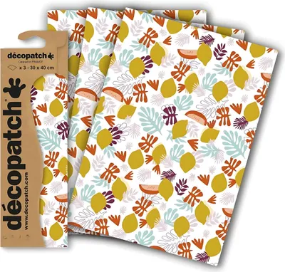 Produktbild von Clairefontaine Decopatch Décopatch C860C Papier, Mehrfarbig