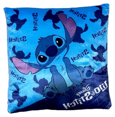 Produktbild von Kissen 38 x 38 cm (Stitch, blau)