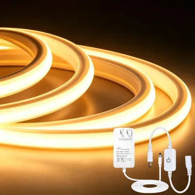 Obrázek produktu pro LED páska, 10 metrů, stmívatelná, vodotěsná (IP67), teplá bílá (3000K)