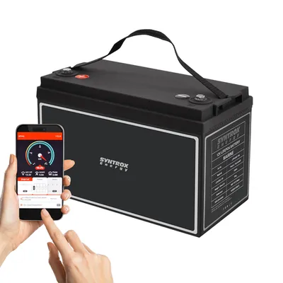 Immagine prodotto di 100Ah 12V Lifepo 4 Batteria al litio | Batteria con BMS, Bluetooth