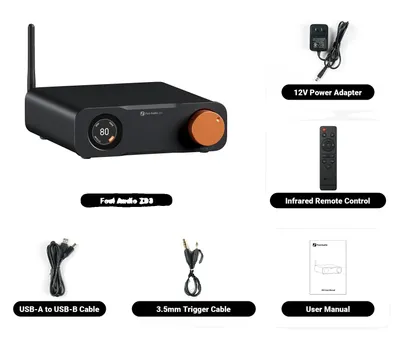 Obrázek produktu pro Stolní DAC, více vstupů, podpora zvuku ve vysokém rozlišení, ZD3