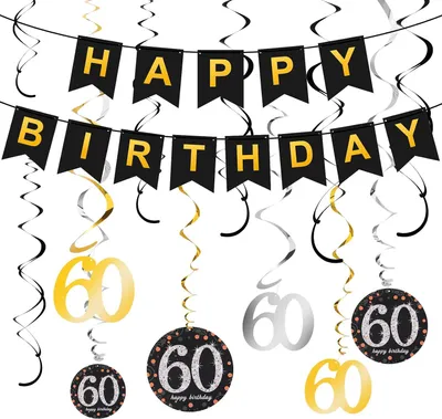 Immagine prodotto di Set di decorazioni per il 60° compleanno