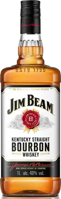 Produktbild von Jim Beam Bourbon Whiskey 40 % 1000ml