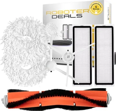 Produktbild von Zubehör Set, Ersatzteile Kit für Xiaomi Vacuum X10 Plus (2x Filter, 2x Seitenbürste, 2x Pad, 1x Hauptbürste)