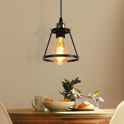 Obrázok produktu pre ZMH závesné svietidlo kovové 120CM čierne výškovo nastaviteľné 1 svetlo retro minimalistické zásuvka E27 kancelária obývacia izba obývacia izba lampa