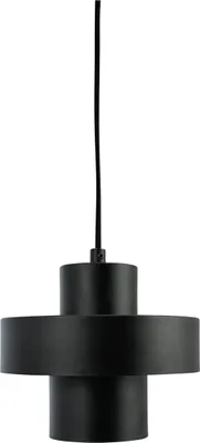 Produktbild von Pendelleuchte LED, Hängelampe, Deckenlampe Pendel, Pendellampe Esstisch, Pendelleuchte für Wohnzimmer, Skandinavische Design, STOKE schwarz