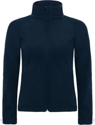 Produktbild von B&C JW937 | Hooded Softshell / Women - Farbe: Navy - Größe: XS