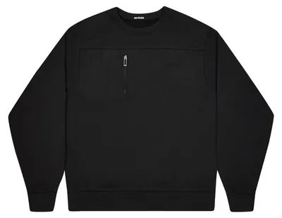 Produktbild von No Fear - Pullover für Herren, Reißverschlusstasche, Technisch GT18015 (XXL) (Schwarz)