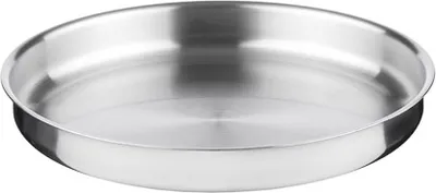 Produktbild von Servierplatte aus Edelstahl, Durchmesser 26 cm