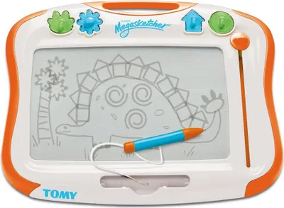 Obrázek produktu pro Tomy Megasketcher Classique, Dětská magnetická kreslící tabulka, 3 rok/roky, Modrá, Oranžová