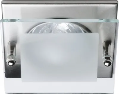 Produktbild von C-Light LED Spot 4-Eck mit Glas alu gebürstet 12V 3W neutralweiss