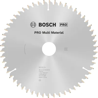 Productafbeelding van Circelzaagblad voor diverse materialen, 210 x 30 x 2,4 mm, 54 tanden